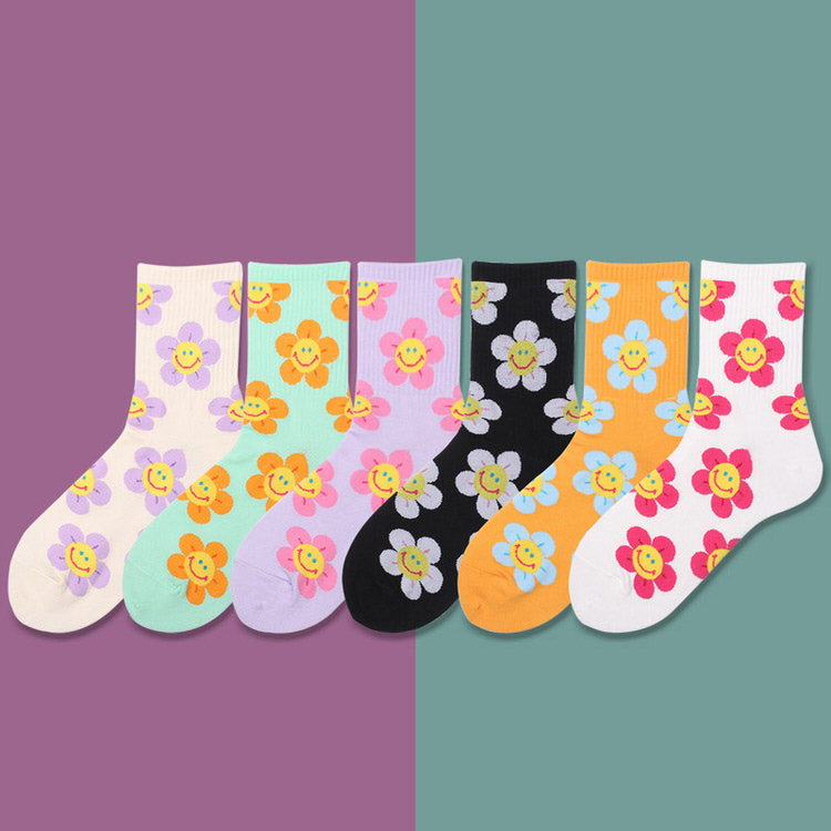 Petals Of Happiness Socks