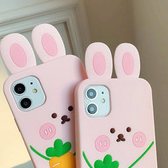 Pink Bunny iPhone Case