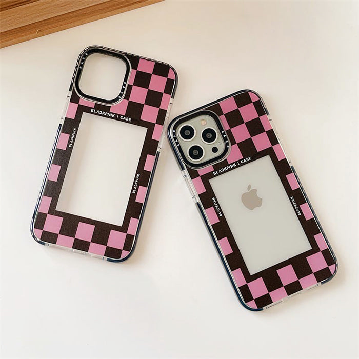 Pink Checkerboard iPhone Case