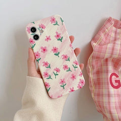 Pink Floral iPhone Case