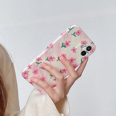 Pink Floral iPhone Case