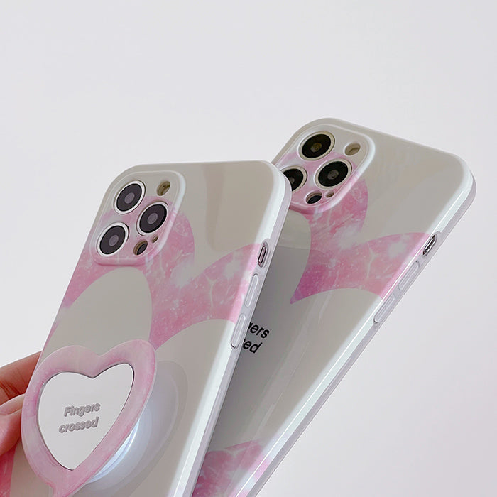 Pink Heart iPhone Case