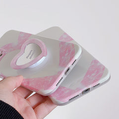 Pink Heart iPhone Case