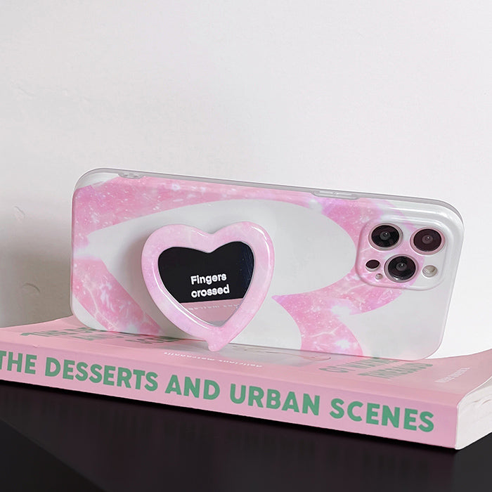 Pink Heart iPhone Case