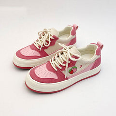 Pink Strawberry Sneakers