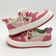 Pink Strawberry Sneakers