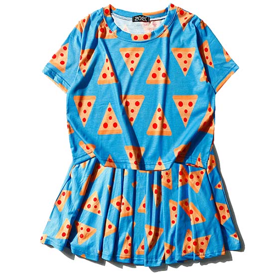 Pizza Queen Tee+Skirt Set