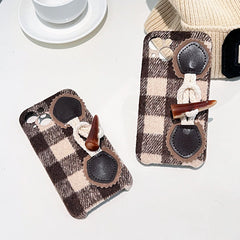 Plaid Buckle iPhone Case