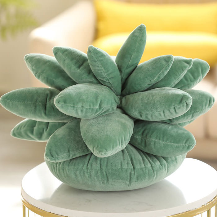 Plant Mom Aesthetic Succulent Pillow