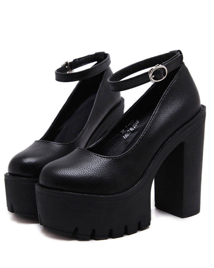 Platform Heeled Sandals