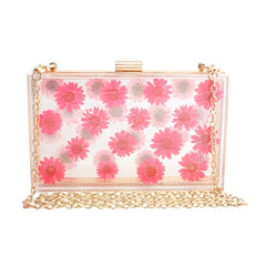 Pressed Flower Aesthetic Handbag