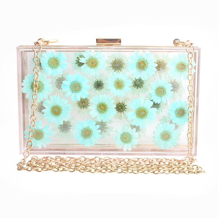 Pressed Flower Aesthetic Handbag