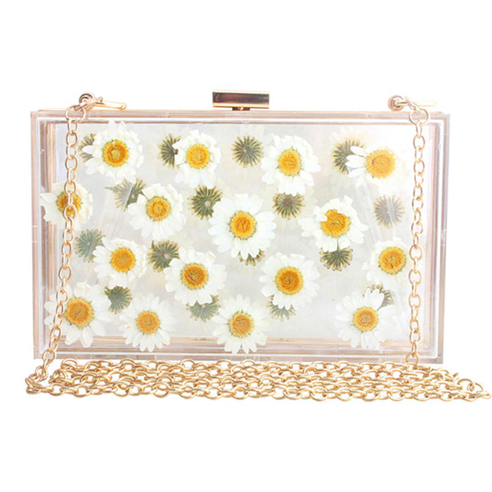 Pressed Flower Aesthetic Handbag