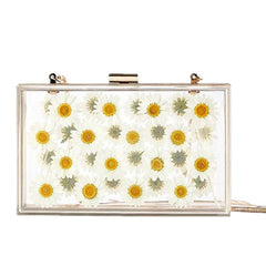 Pressed Flower Aesthetic Handbag