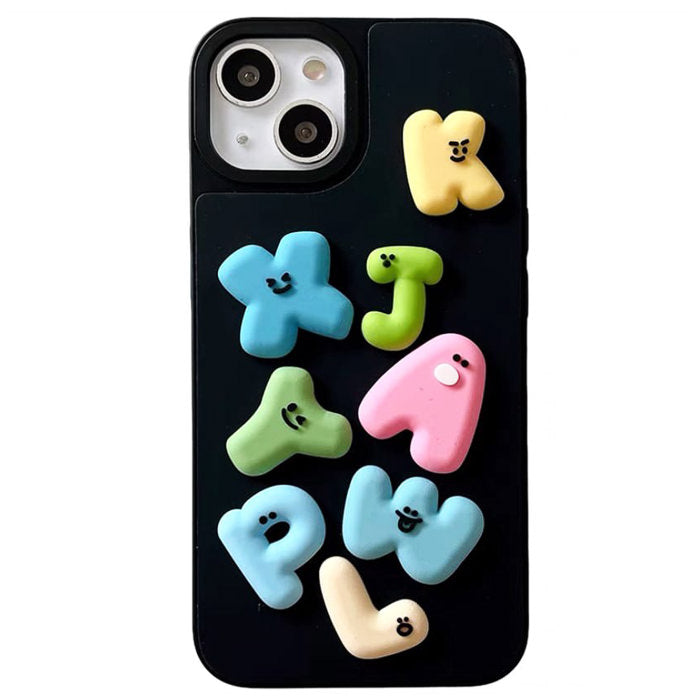 Puffy Alphabet iPhone Case