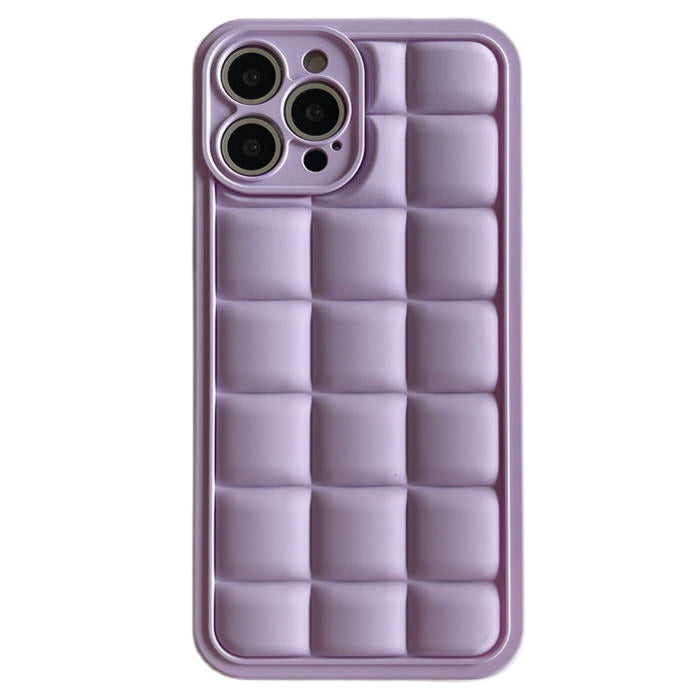 Purple Plaid iPhone Case