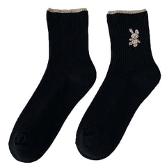 Rabbit Ribbed Socks