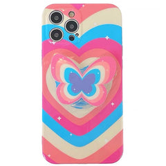 Rainbow Butterfly iPhone Case