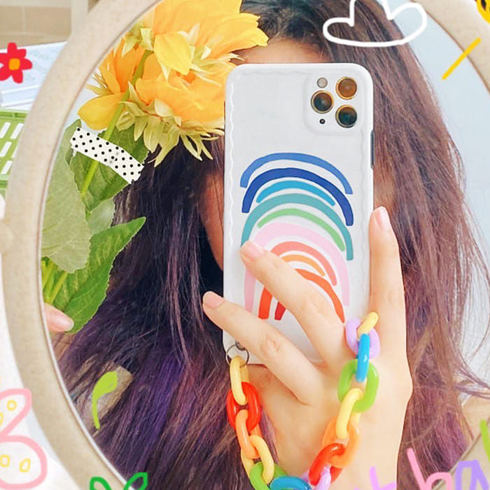 Rainbow Chain iPhone Case