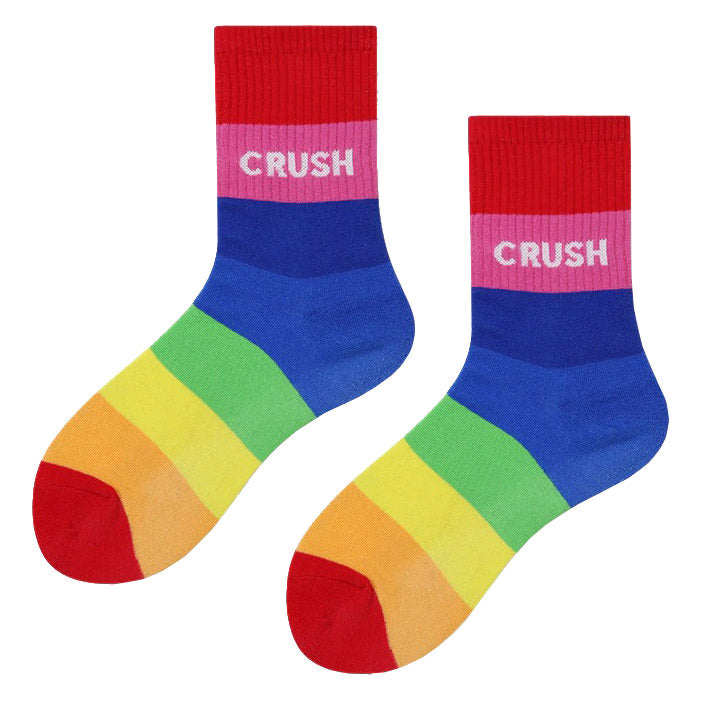 Rainbow Crush Socks