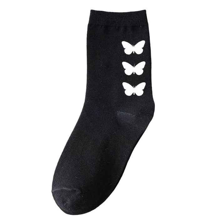 Reflective Butterfly Socks