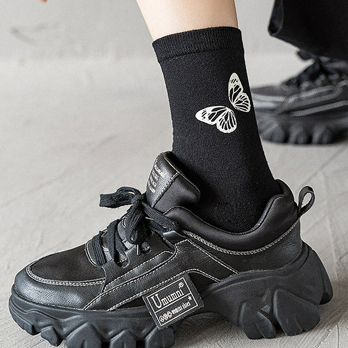 Reflective Butterfly Socks