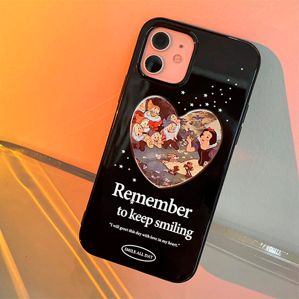 Remember To Keep Smiling iPhone Case