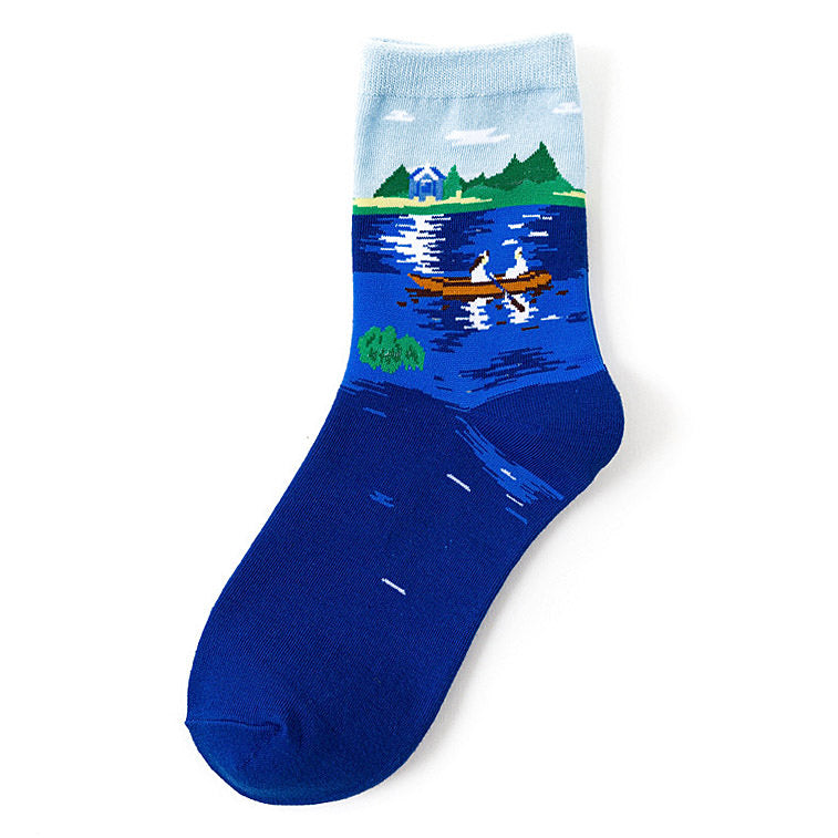 The Skiff Renoir Socks