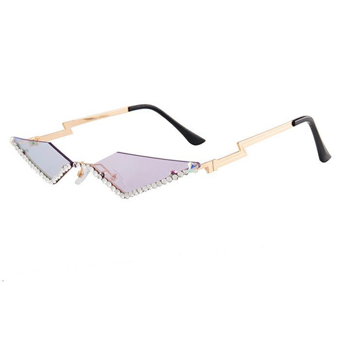 Rhinestone Lightning Sunglasses