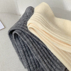 Ribbed Wool Socks