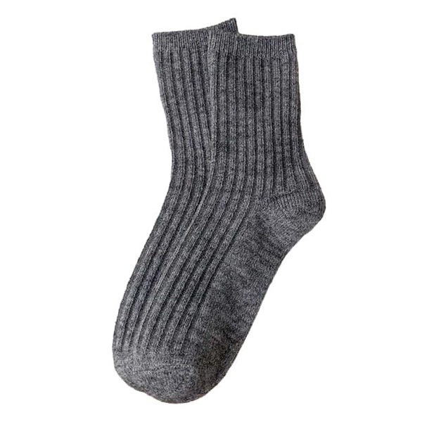 Ribbed Wool Socks