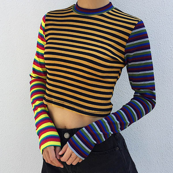 Ribbed Crop Knit