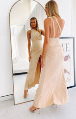 Romance Formal Dress Gold
