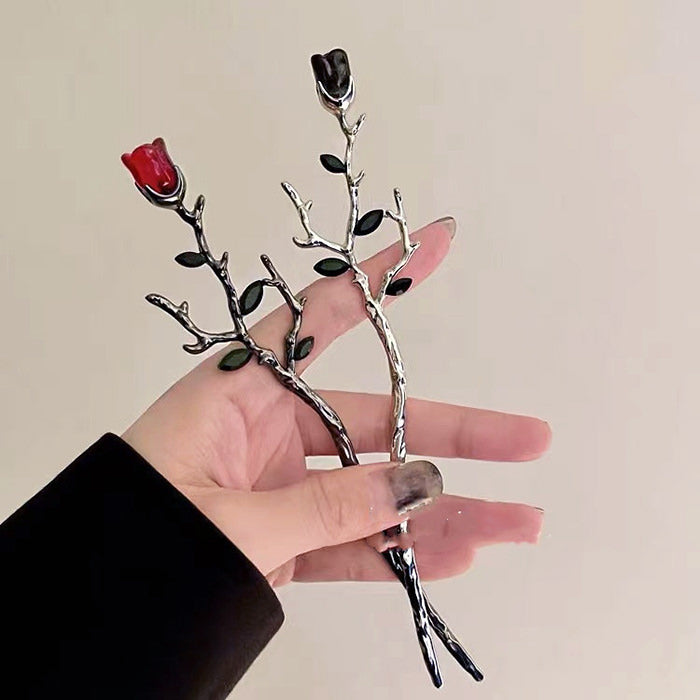 Rose Hairpin Clip