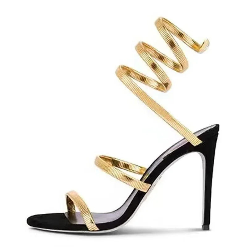 Thin High Heels Ankle Strap Women Sandals