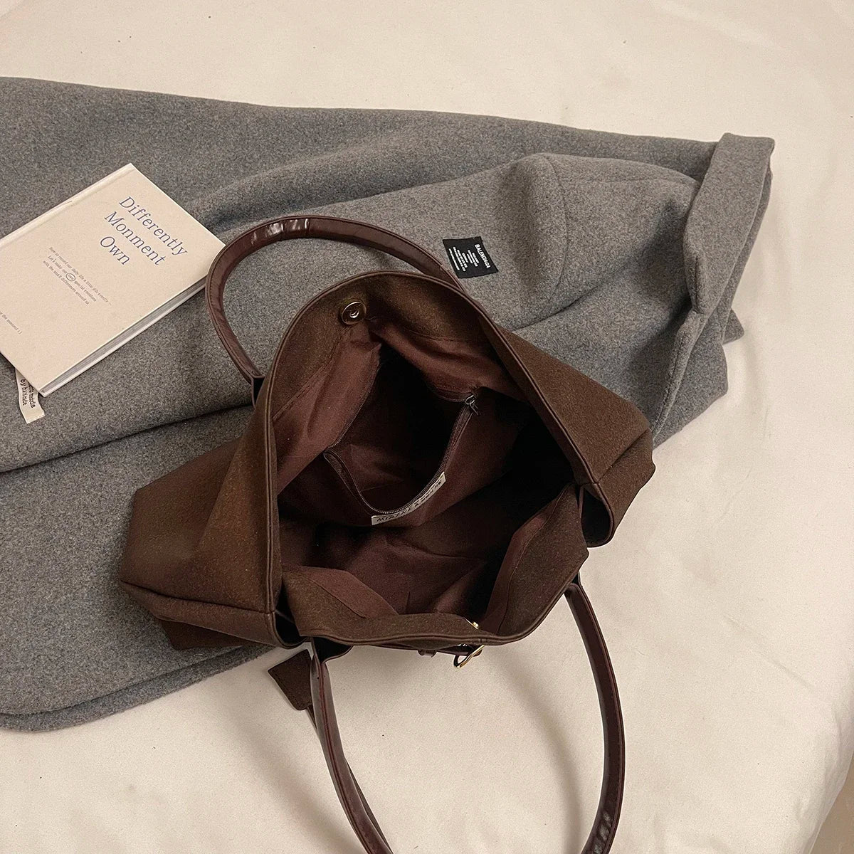 Big PU Leather Underarm Bags for Women