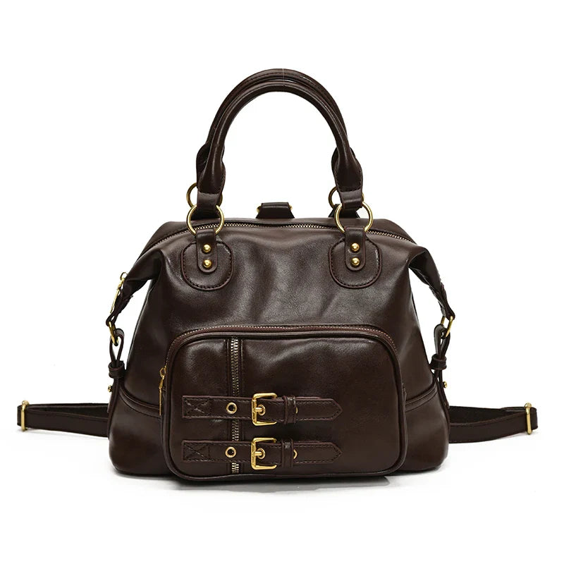 Belt Design Small Short Handle Crossbody Bags