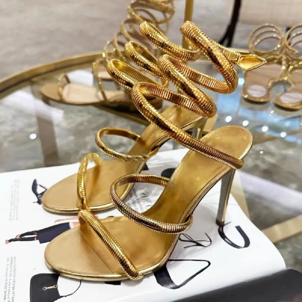 Thin High Heels Ankle Strap Women Sandals