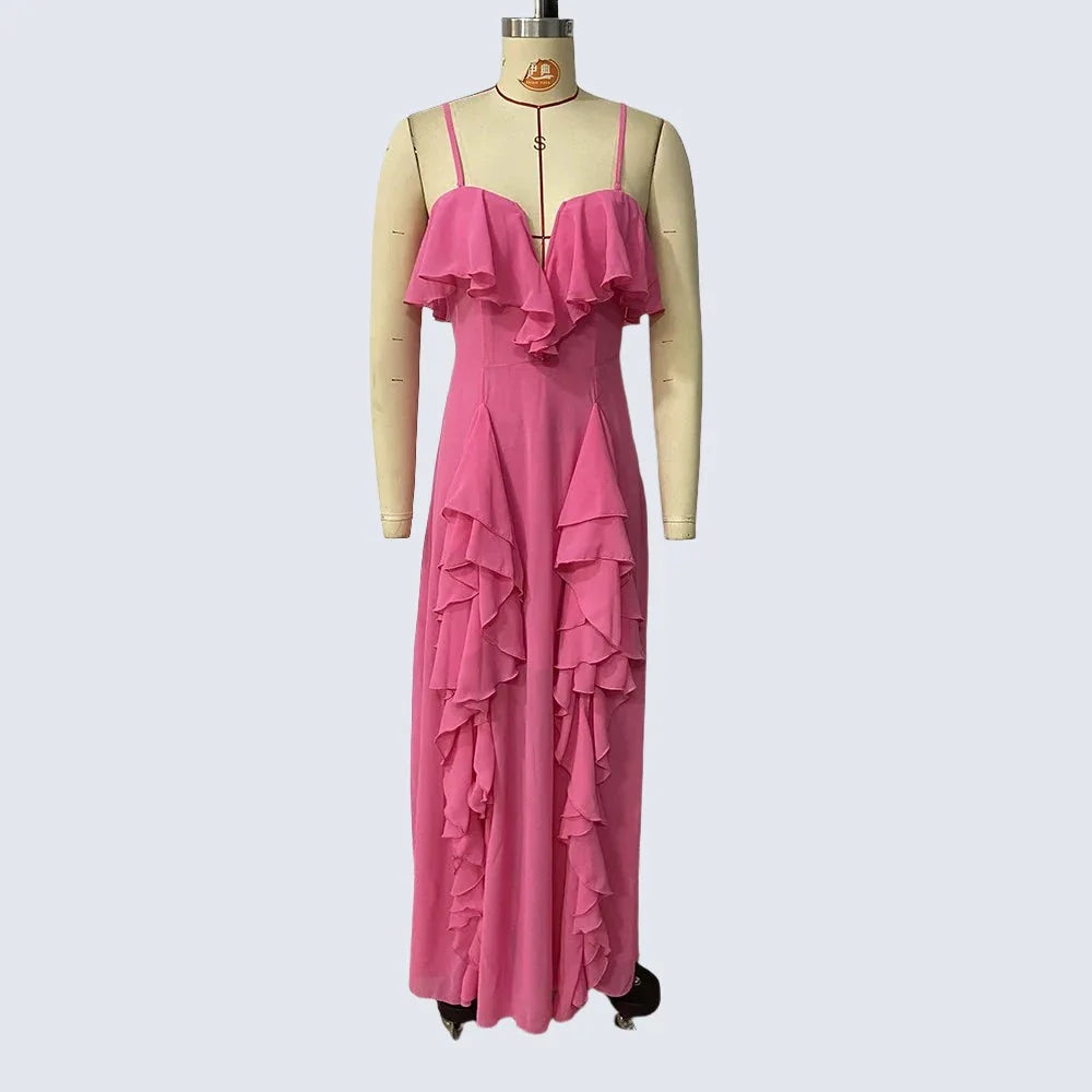 Ruffle Maxi Dress