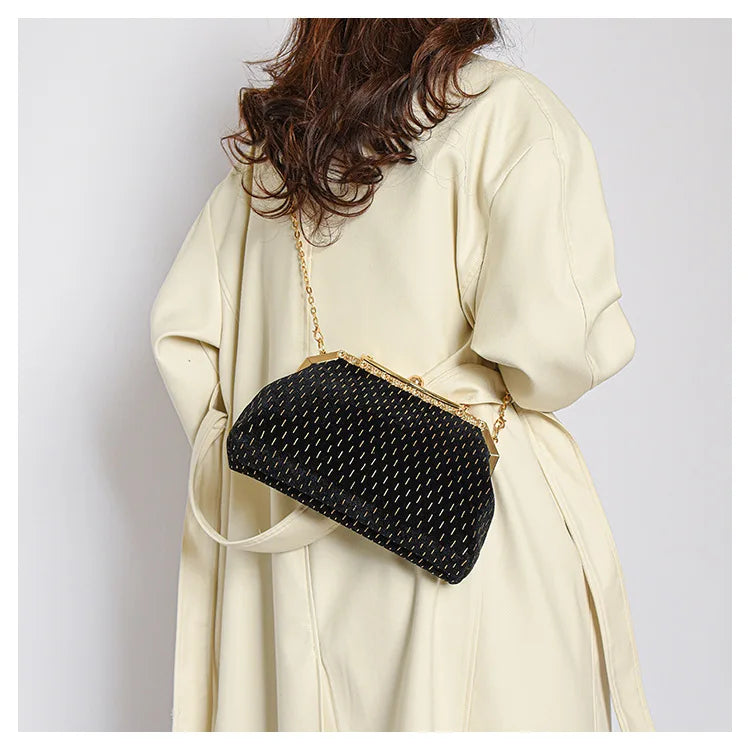 Velvet Evening Clutch Bag