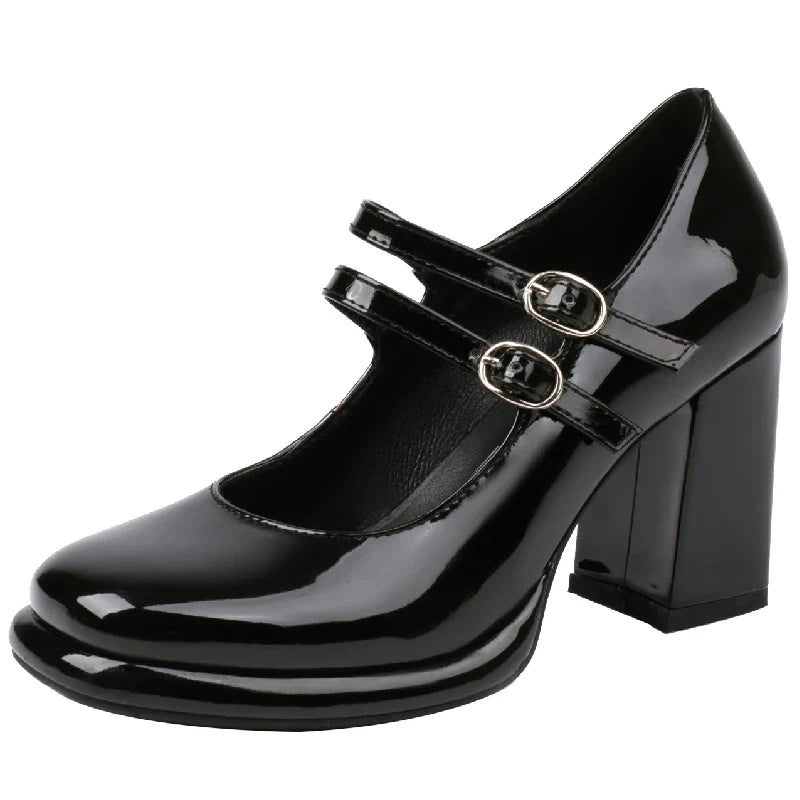 Straps Mary Janes High Heels Platform Shoes