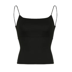 Basic Skinny Backless Sexy Crop Top