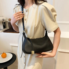 Faux Leather Phone Pocket Saddle Bag