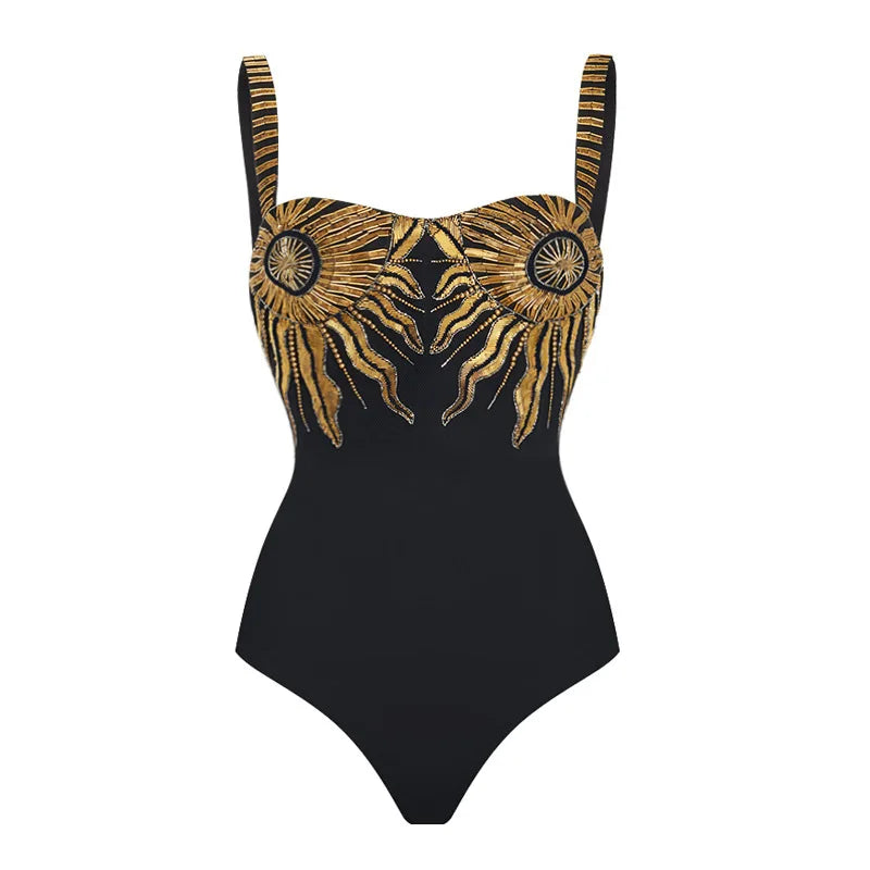 Printed Flower Push-Up  Bikini Set