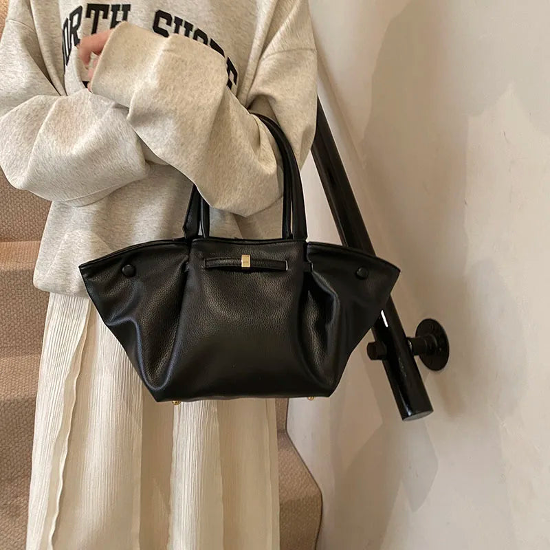 Faux Leather Tote Bag for Women