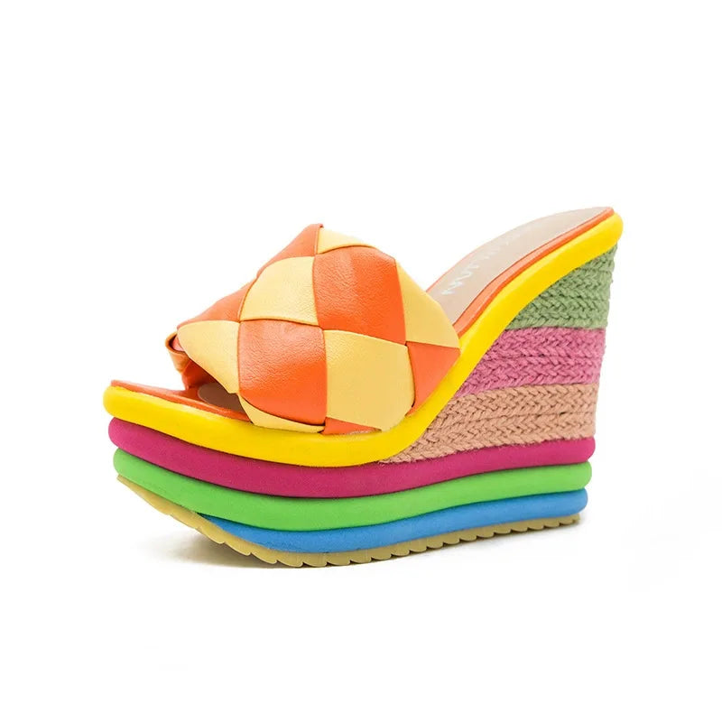 Rainbow Platform Wedges