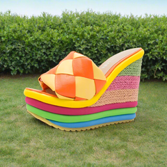 Rainbow Platform Wedges