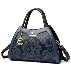 Zipper Pocket Crossbody Women Leather Shoulder Bags
