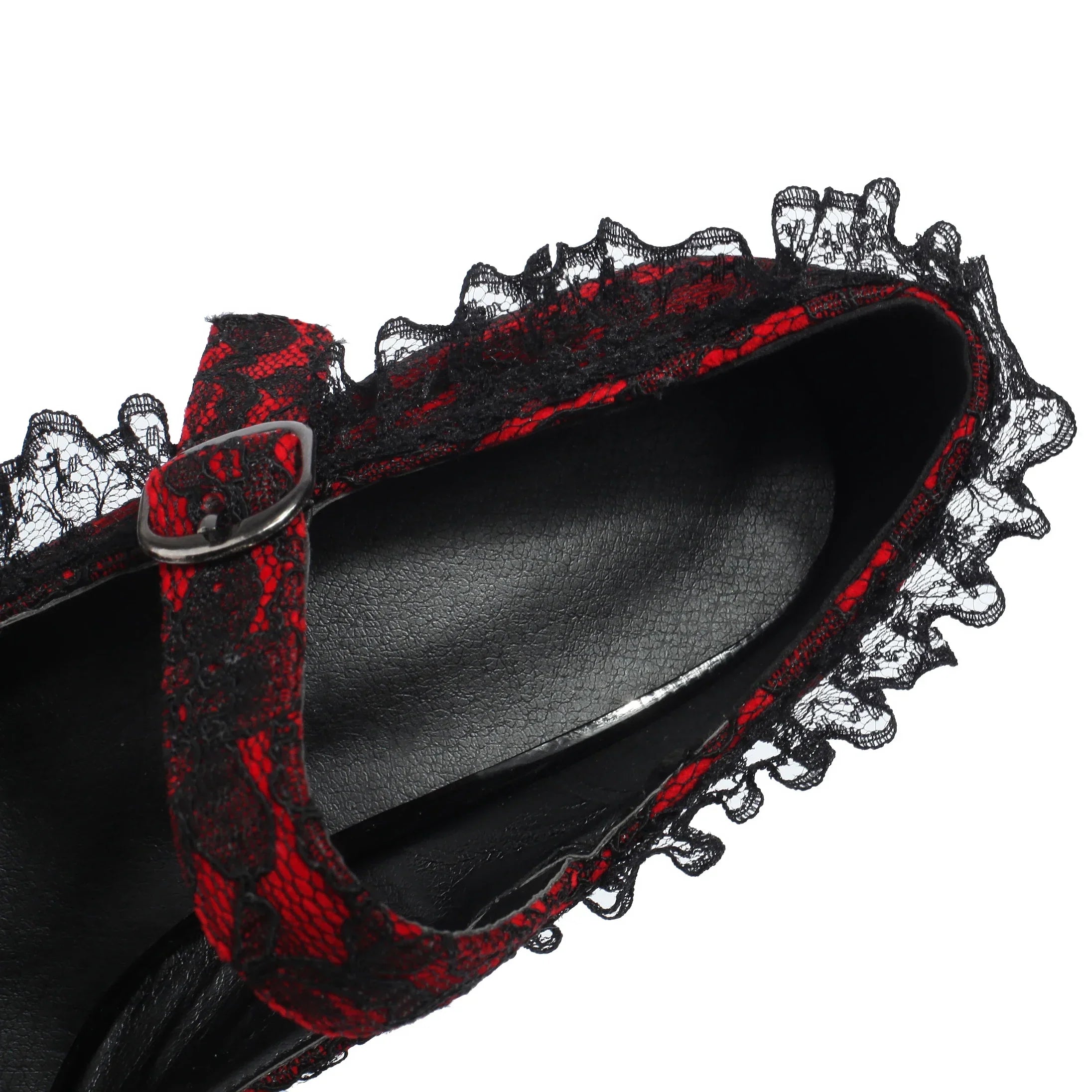 Pumps Super High Heeled Platform Lace Up Shoes