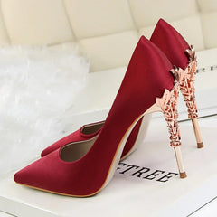 Sequin Stilettos Metal Decoration Pumps Shoes